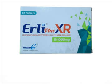 Picture of Erli Plus Xr 5/1000mg Tab 7x2s